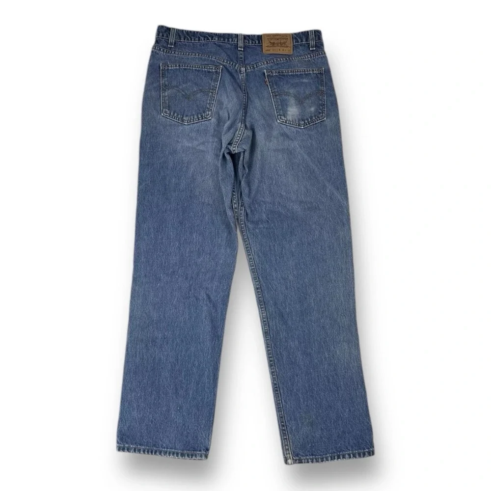 VTG Levi Strauss &‎ Co Blue 550 Ct Orange Tab Made in USA Jeans Mens Size 38X32